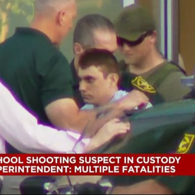 The alleged gunman, Nikolas Cruz, is in police custody.